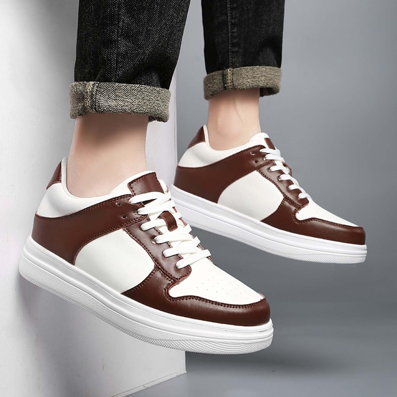 Zapatillas Hombre Seguridad Zapatillas Hombre Blancas Vestir Zapatos Verano Casual Zapatos Casuales Plantilla Gruesa Uso Diario Comodidad Estilo Summer Shoes For Men Correr