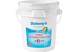 Doheny's 3 Inch Stabilized Trichlor Chlorine Tablets | Pool Sanitizer