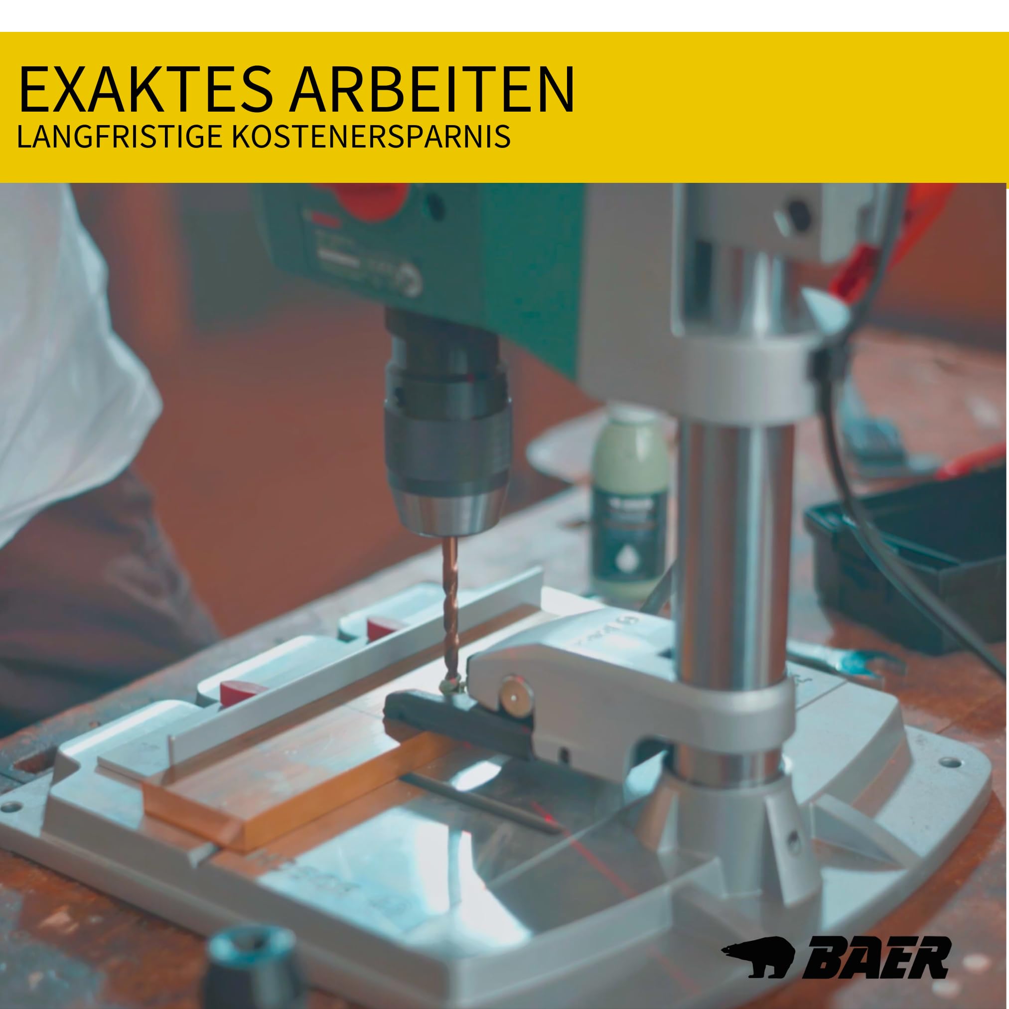 BAER HSSE - Juego de brocas extremas (aumento de 0,1 mm, 6-10 mm, acero HSSE/cobalto, juego de brocas en espiral
