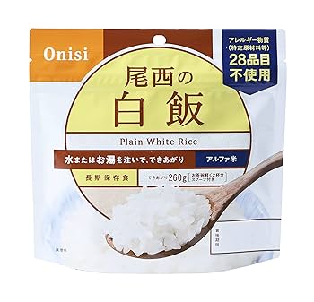 Amazon.co.jp: 尾西食品 アルファ米10種類セット (非常食・保存