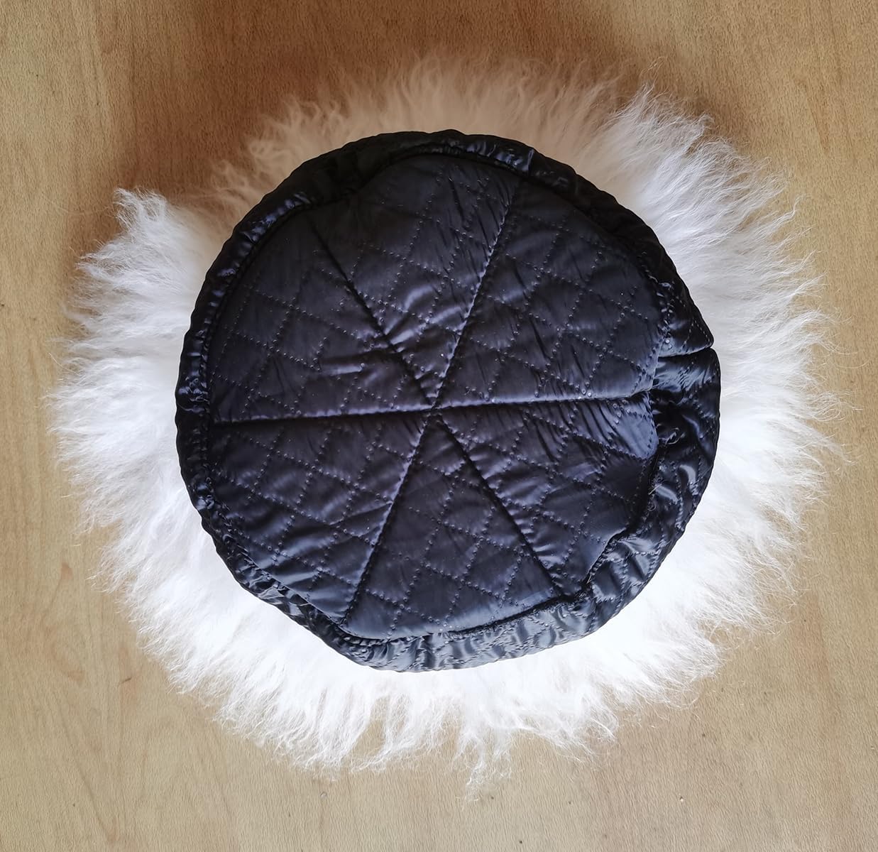 Men Winter Hat Genuine Mongolian Lamb Hair Bucket Hat Beanies Warm Cap Outdoor Party