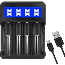 4 Slot 18650 26650 16340 14500 10440 18500 Battery USB Charging Portable for 18650 Battery