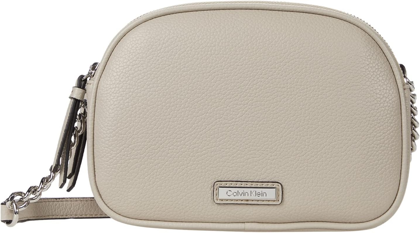 calvin klein double zip crossbody