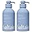 Saltair Body Wash, Seascape 2-Pack. Moisturizing Body Cleanser with Monoi Oil and Cupuacu Butter. Luxury Shower Gel for Women and Men. Vegan, Cruelty-Free, Paraben-Free. 2x 17oz Pump Bottles