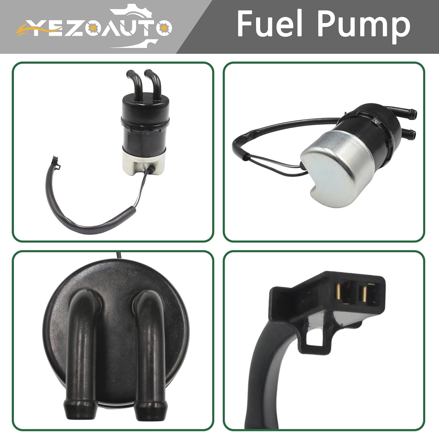 Fuel Pump(2 wire plug type) for Suzuki Intruder 1400 VS1400GL 1987-2004/700 VS700GL 1986-1987 / Boulevard S83 2005-2008 Replaces 15100-38A01 15100-38A00