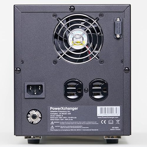 Miniatura 4 de Convertidor y transformador de voltaje y frecuencia - Reductor de 220 V 50 Hz a 120 V 60 Hz - Potencia continua, características de protección
