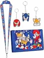 Portefeuille Enfant Sonic SEGA Trifold Bleu - Occasion - Let's Go