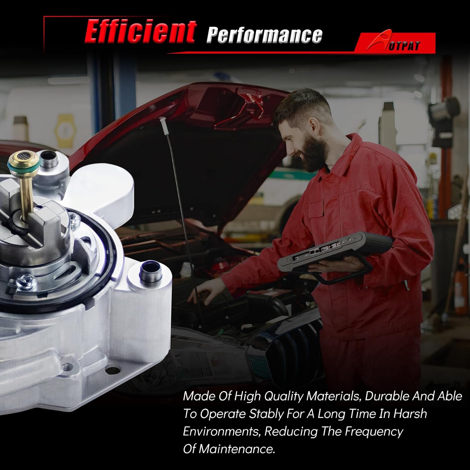 904-858 Brake Vacuum Pump for:-Ford F150 Expedition Transit150 Transit350 HD, for:-Lincoln Navigator 2013 2014 2015 2016 2017 2018 2019 2020 Vacuum Pump Automotive Replace DL3Z2A451A, 229869