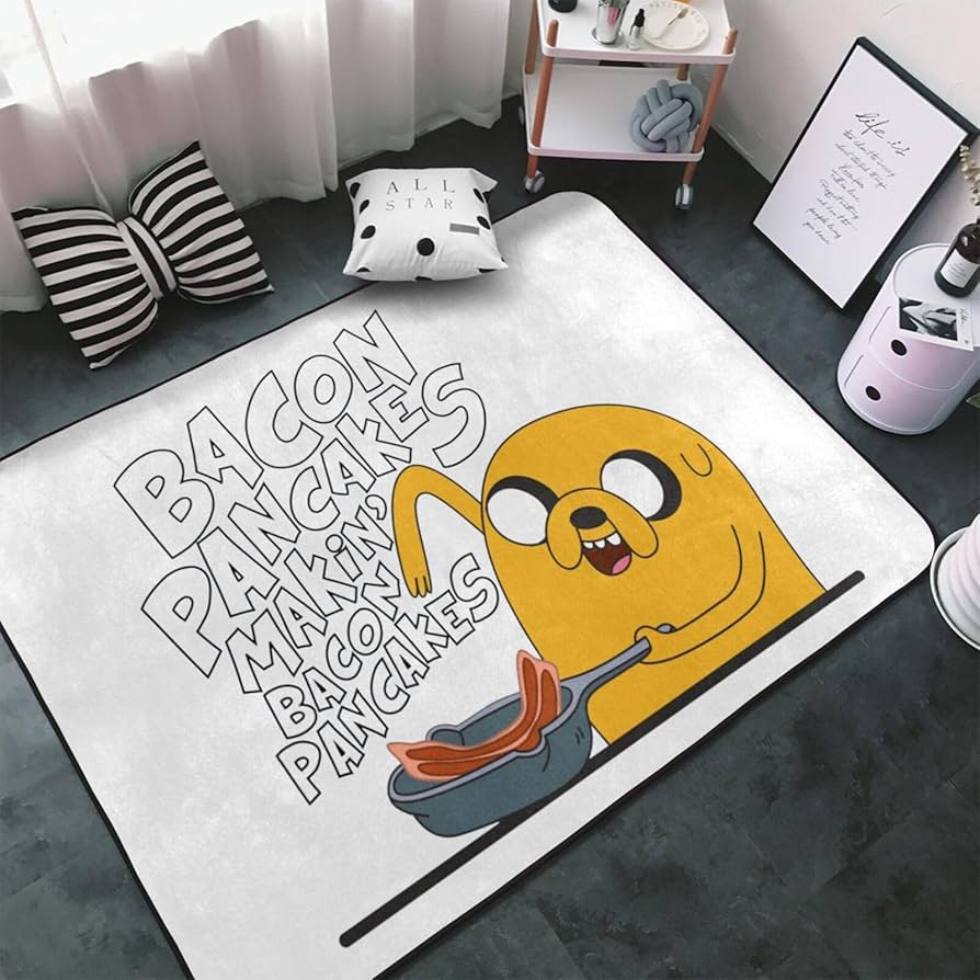 Amazon | アドベンチャータイム ジェイク (2) カーペット 長方形