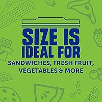Vista 6 de Ziploc Sandwich and Snack Bags with EasyGuide Texture, Plastic Storage Bags with Grip 'n Seal Technology, 270 Bags Total