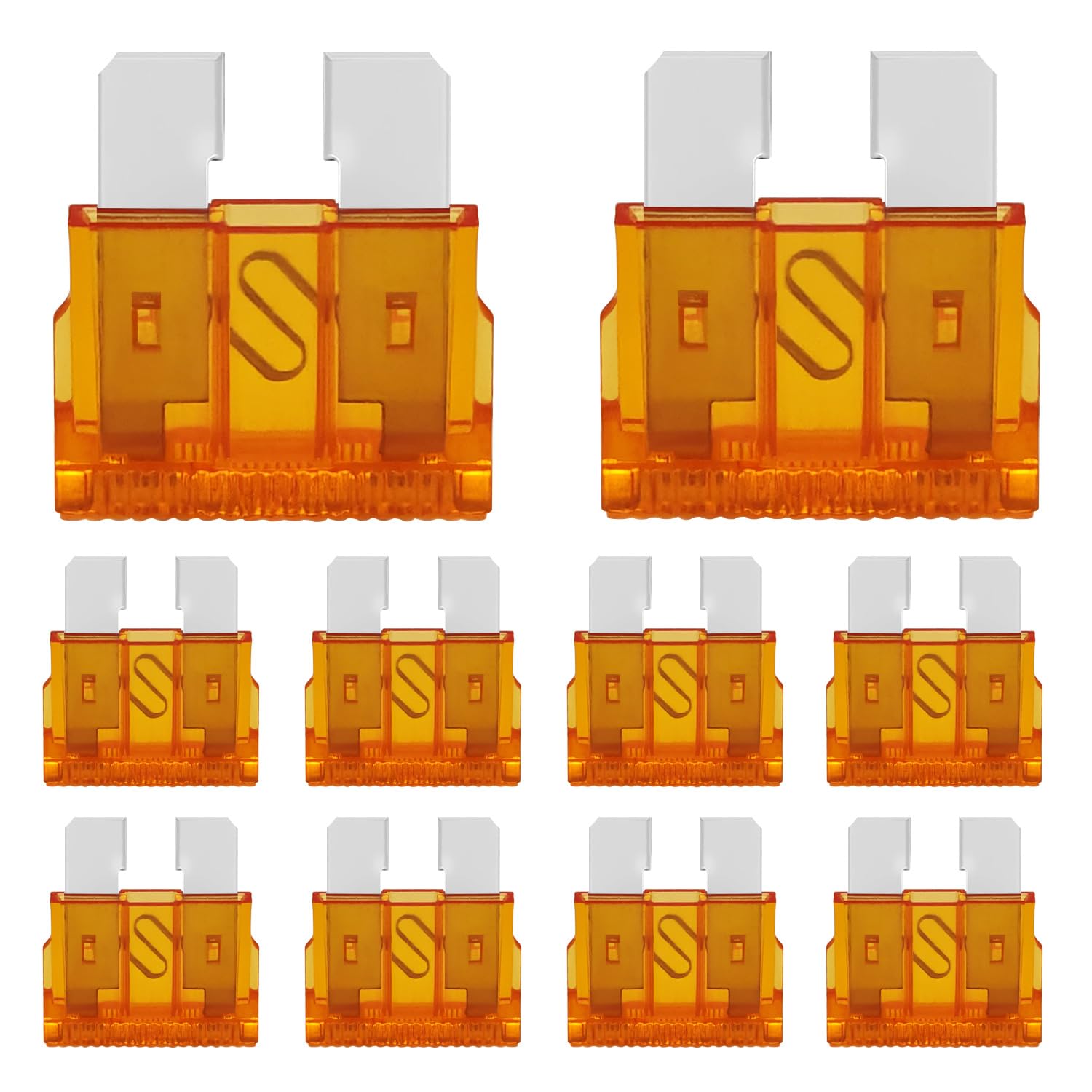 Nilight 5 Amp Standard Fuse 10 Pack Auto Fuses ATC/ATO Standard Regular Fuse Blade 5A Car Truck Boat Marine RV-image-25