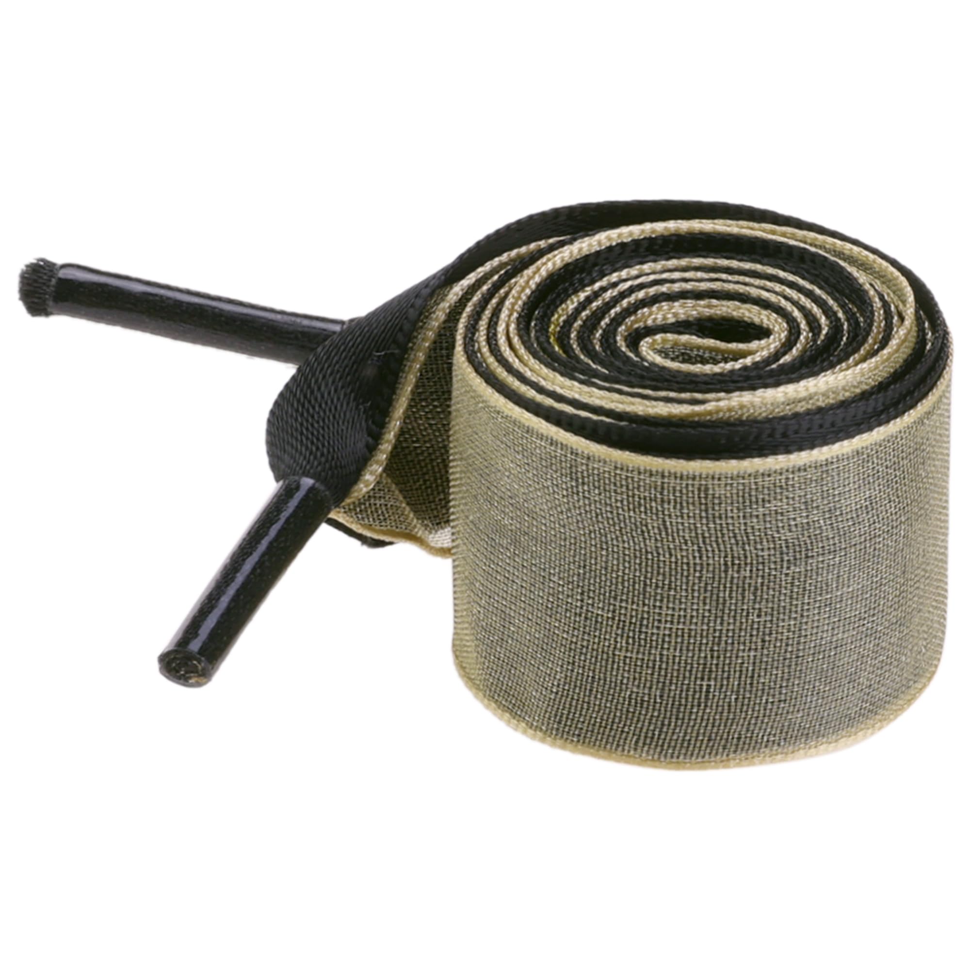 Elerevyo Satin Ribbon Shoelaces Double Layered Flat Snow Yarn Shoe Laces for Women 1 Pair