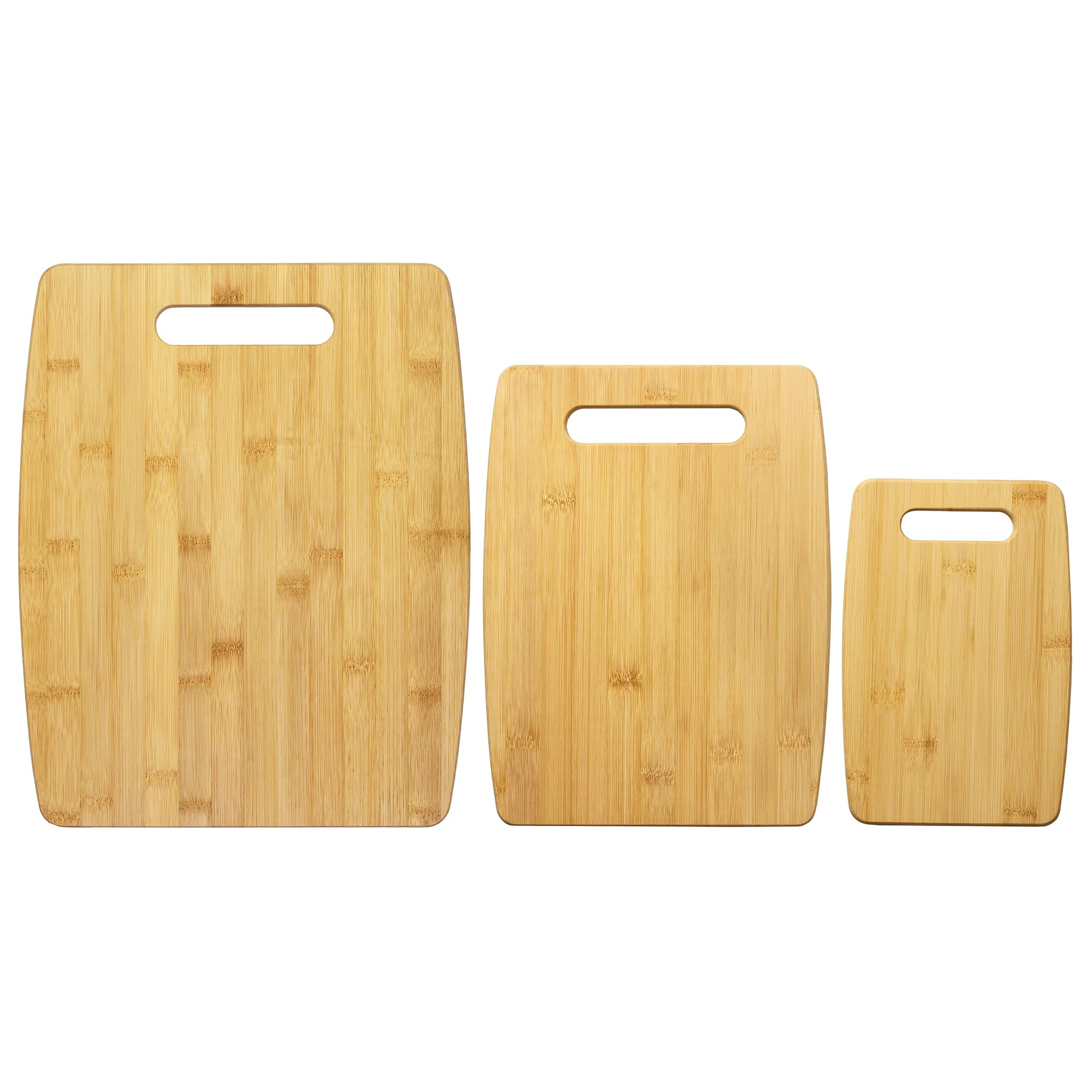 Totally Bamboo BA207920 - Juego de Tablas de Cortar, 3 Unidades