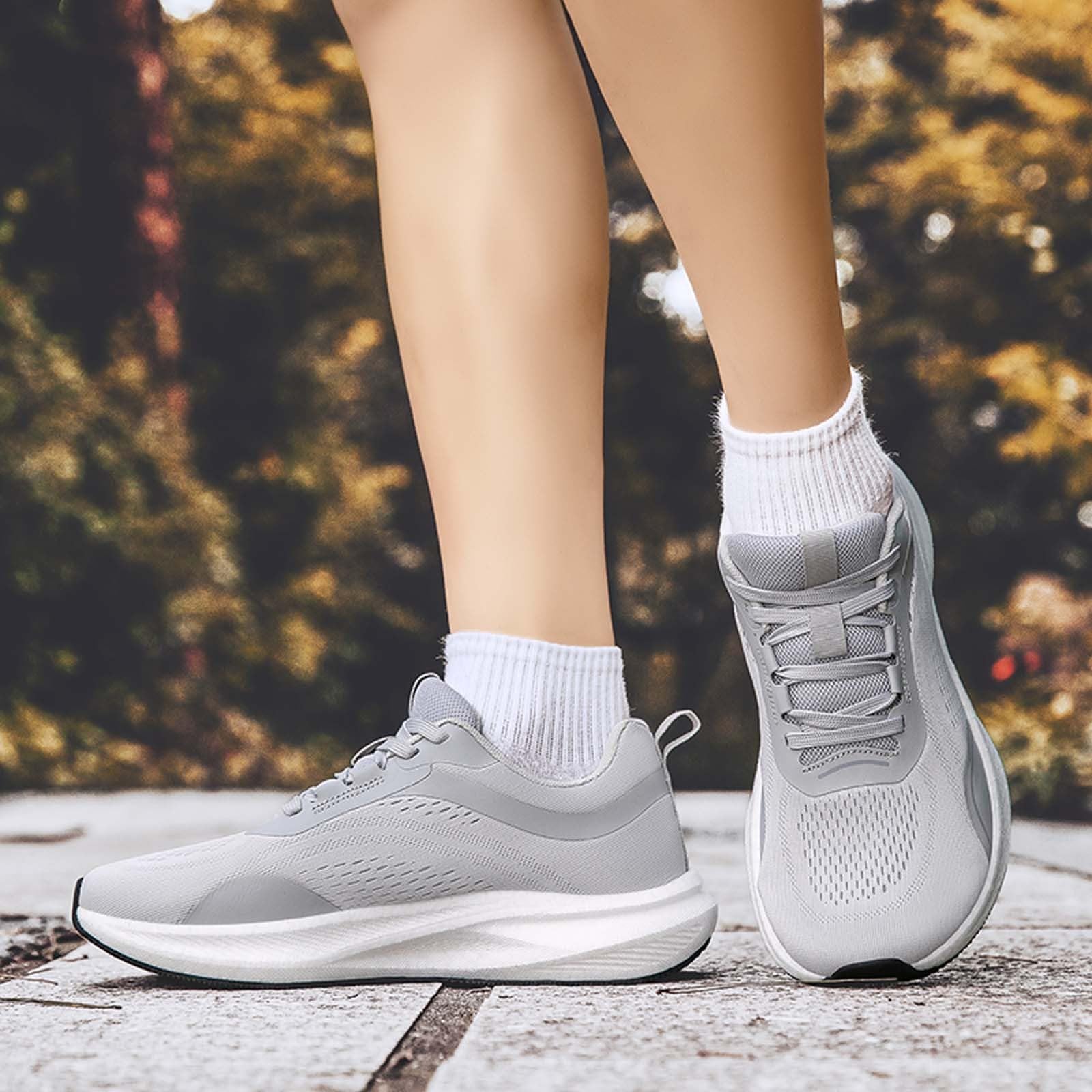 Scarpe Uomo Running Sneakers Uomo Estive Scarpe Pianta Larga da Ginnastica Donna Traspiranti con Punta Larga - Sneakers Casual in Rete Allacciate per Uso Quotidiano e Calzata Comoda Sneaker Basket