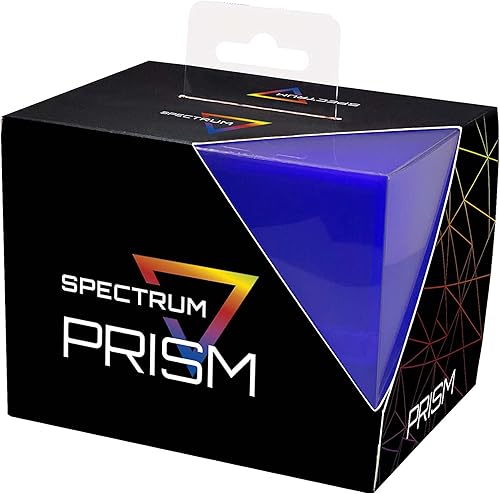 Vista 25 de BCW Spectrum Prism - Funda transparente de cristal, paquete de 2, funda de tarjetas con cierre a presión, se adapta a 100 tarjetas de doble manga