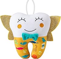 Vista 8 de free-space Almohada de hada de dientes con bolsillo, muñeca de ballet para niña, alas brillantes, dientes de terciopelo de cristal, regalos de Rosa