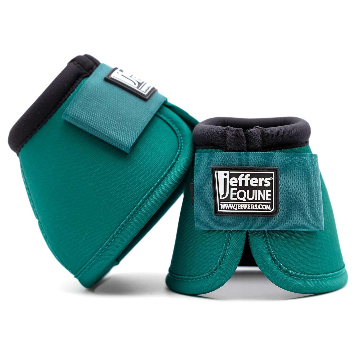Cloches émeraude Jeffers Equine taille M pour la protection des sabots de chevaux