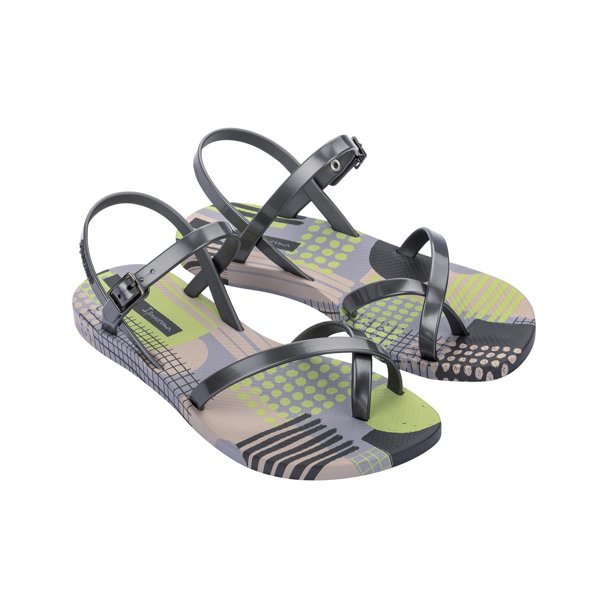 Ipanema Women's Fashion Sand XI FEM, Grey/Silver, 35.5 EU, Grey silver, 3.5 UK
