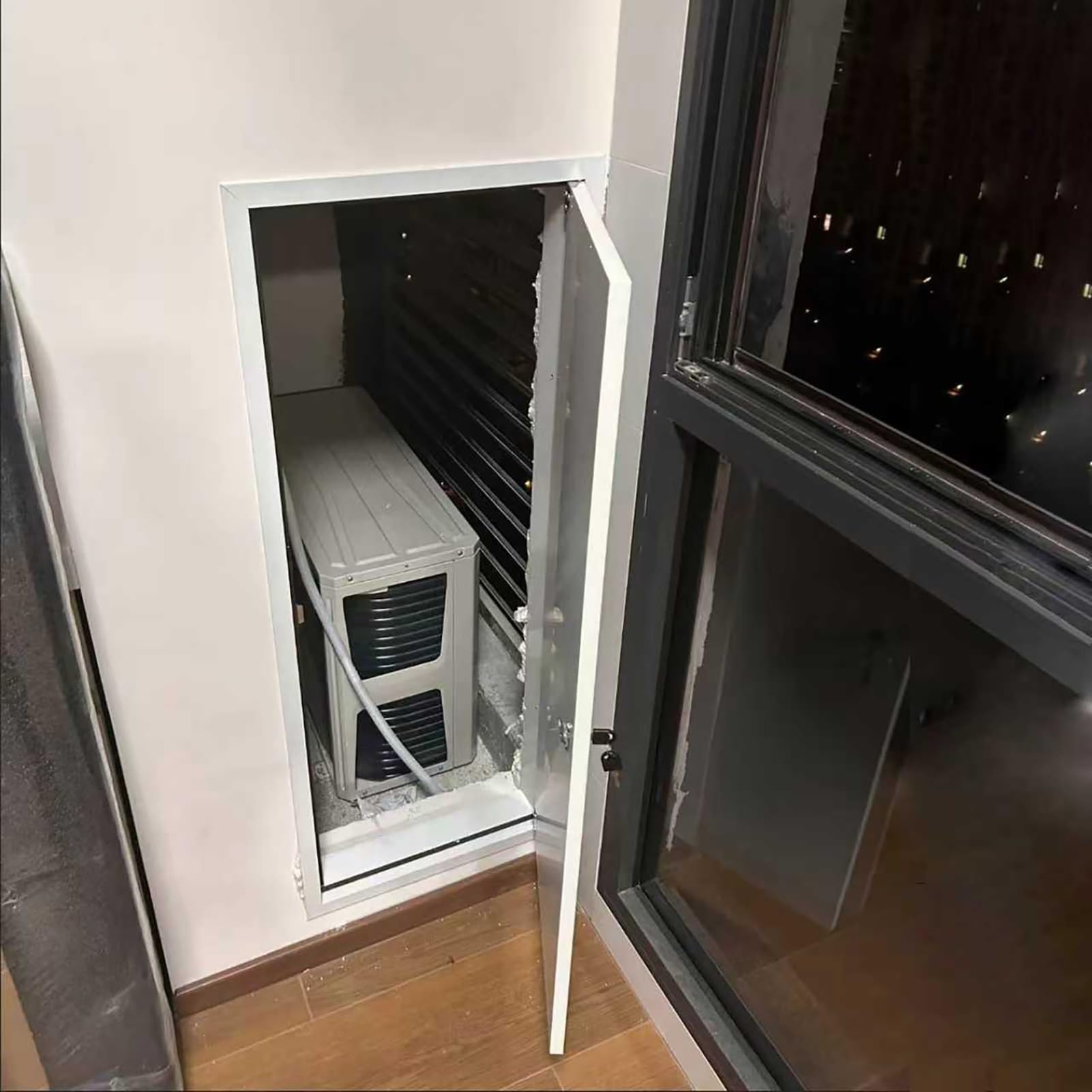 Aluminium do podgrzewacza wody zamykana pokrywa inspekcyjna płyta gipsowo-kartonowa do systemów elektrycznych 65 x 110 cm drzwi serwisowe do systemów Securi
