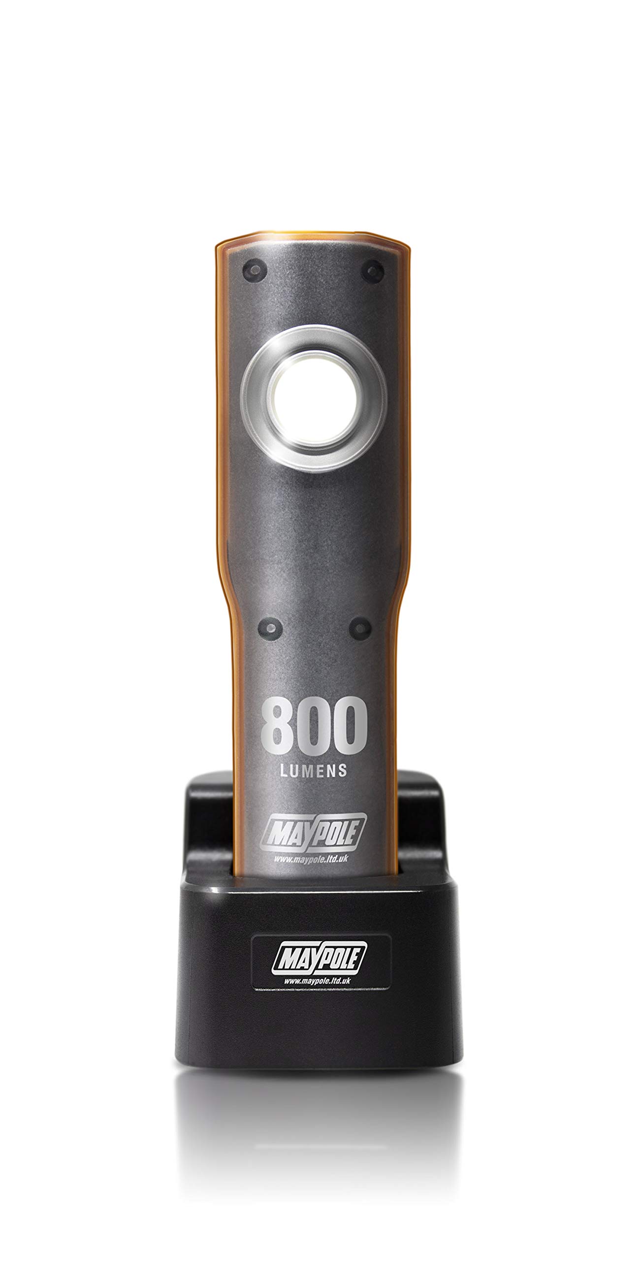 Maypole 800lm LED Pro Inspection Lamp, powerful and wide 5W 800 lumen COB inspection light for professional workshops