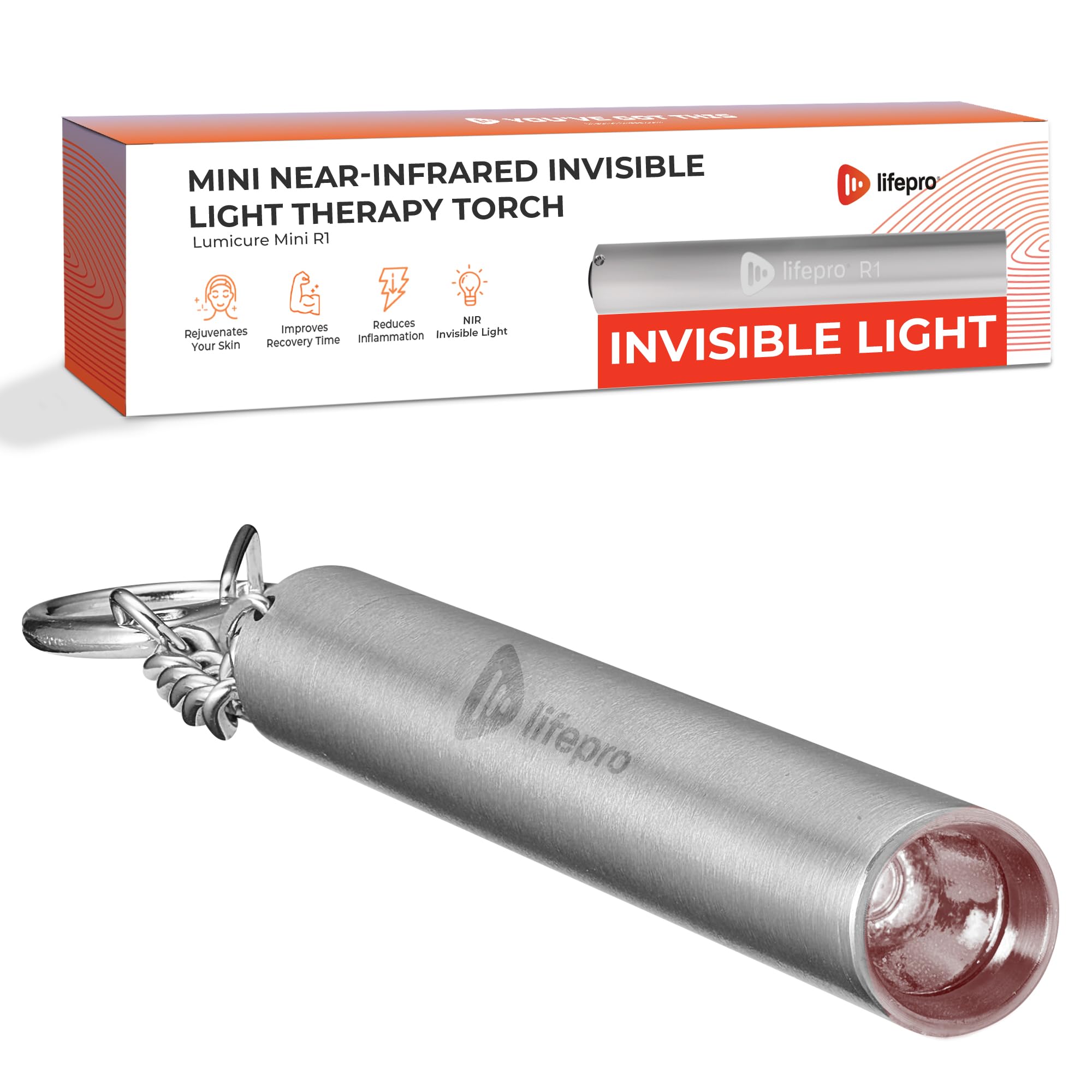 Lifepro Infrared & Red Light Therapy Device for Joints & Muscles Pain Relief, Portable Near Infrared Light for Body & Face Inflammation, Compact & Effective Design - Use 3 wavelengths