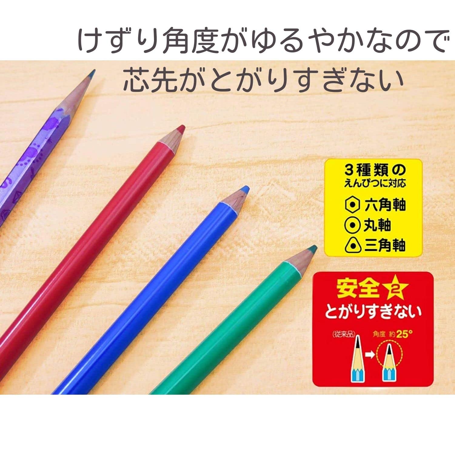 鉛筆削り Amazon.co.jp: クツワ(Kutsuwa) 鉛筆削り スーパー安全えんぴつ