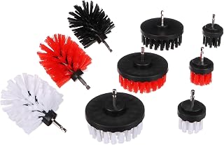 Set Bohrmaschinenbürsten zur Auto-Reinigung CAR Detailing Drill Brush 9, 9 St.