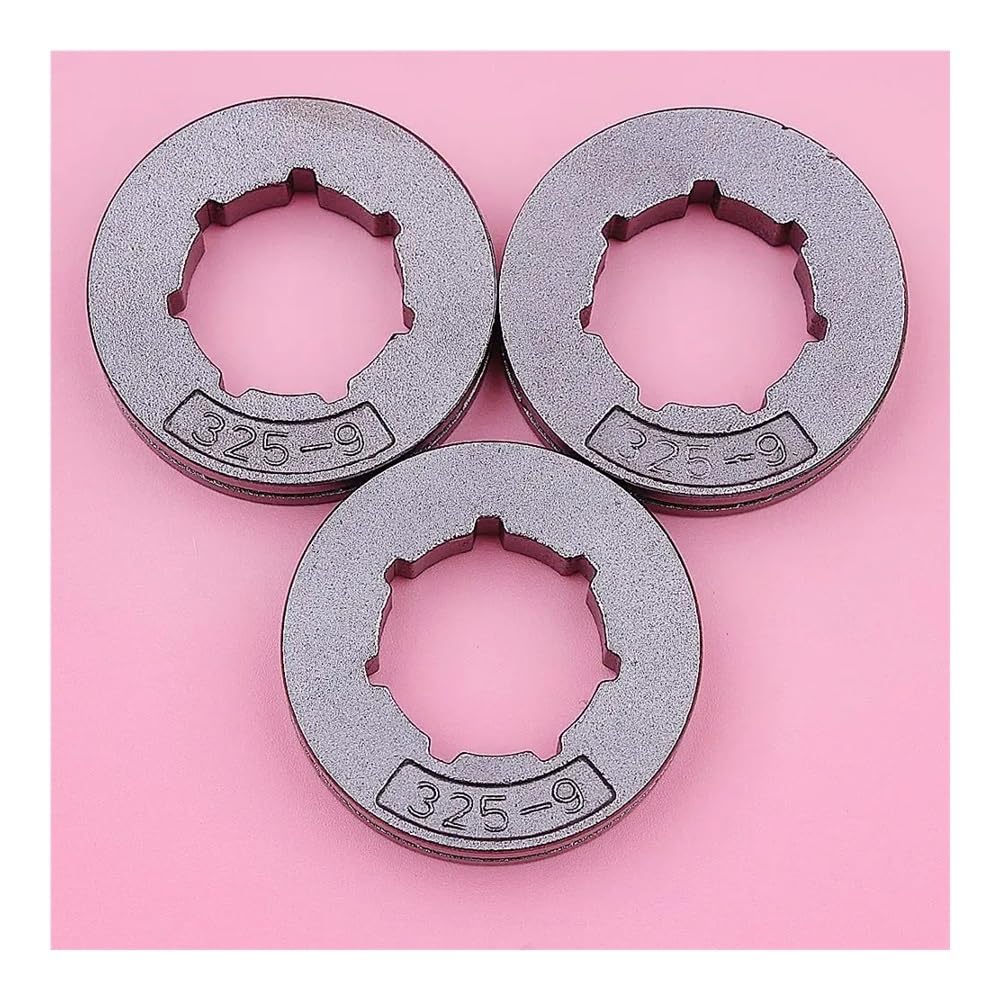 Pignons de chaîne .325 à 9 dents pour transmission spline 22 mm haute résistance