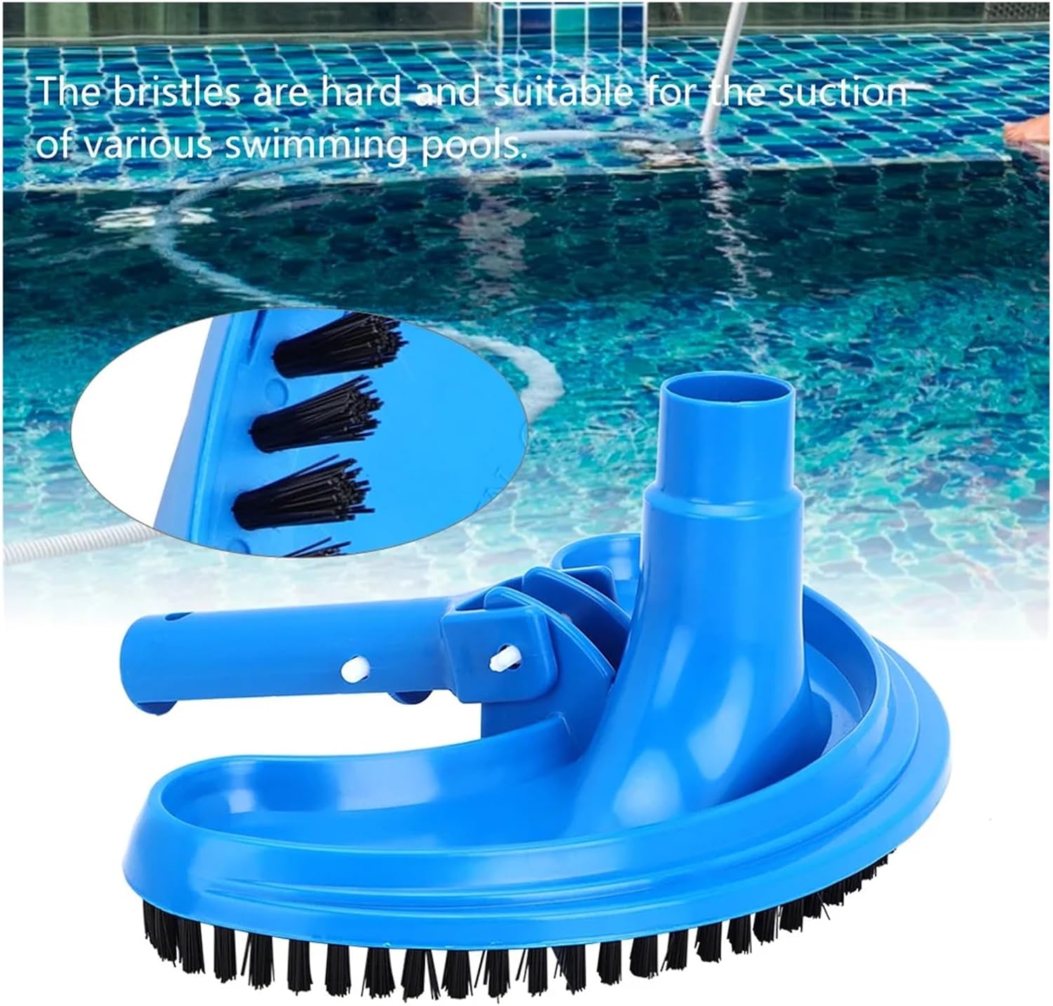 Pool Vacuum Head Half Moon Flexible Swimming Pool Curved Suction Head Cleaning Accessory Pool Vacuum Head
