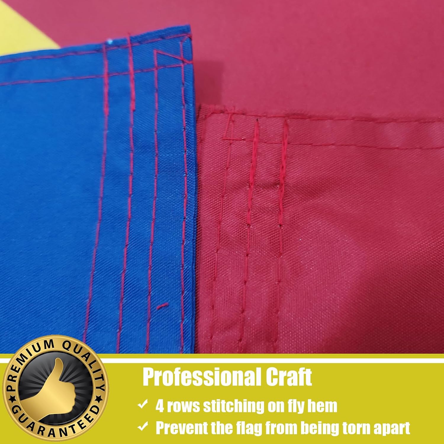 Arizona Flag 3x5 Ft Outdoor, Heavy Duty 3 Ply Polyster Arizona State Flags, Double Sided Vibrant Color AZ State Flag Double Stitched Brass Grommets