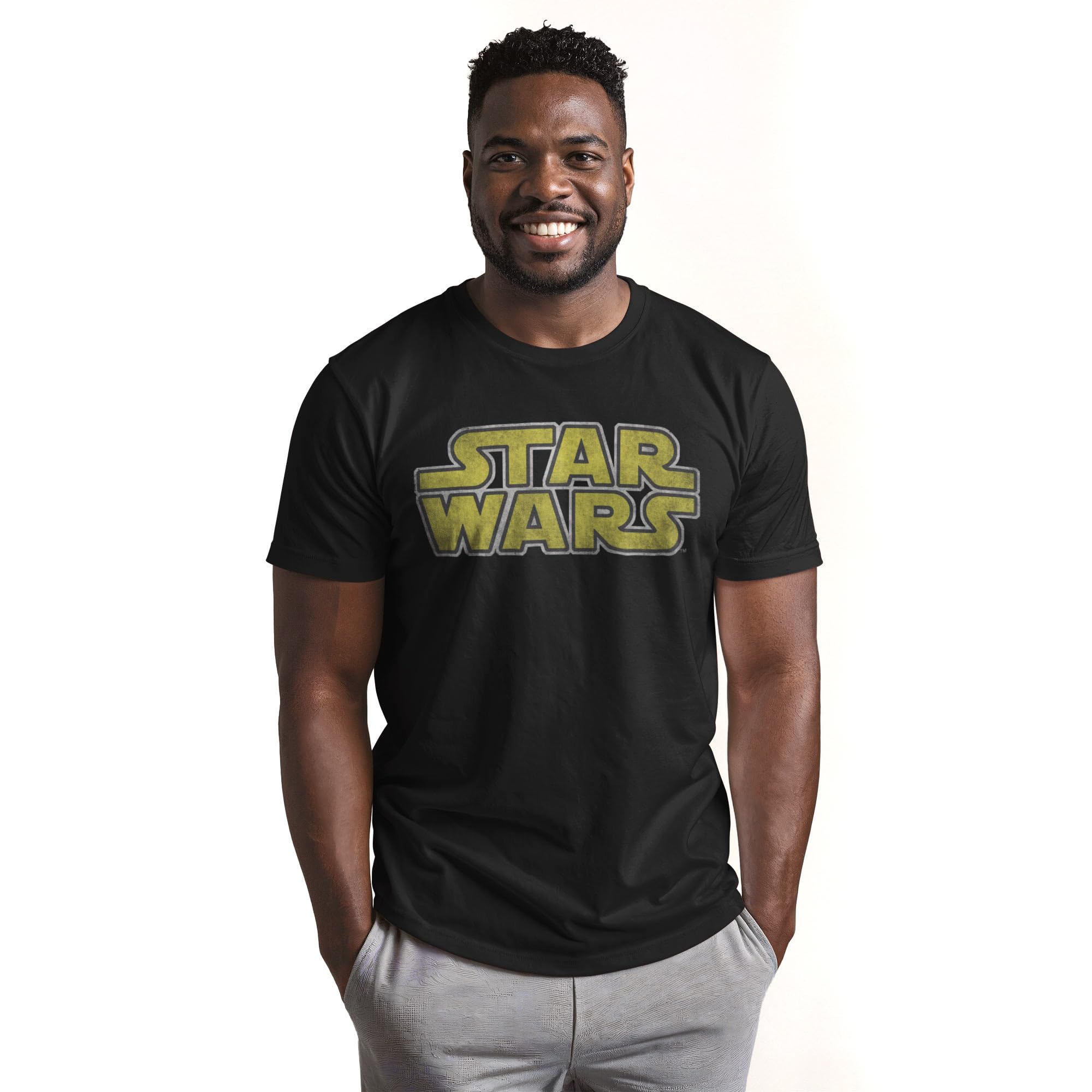 Men's Classic Vintage Simple Logo T-Shirt