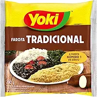 Farofa de Mandioca Temperada Tradicional Yoki Pacote 200g