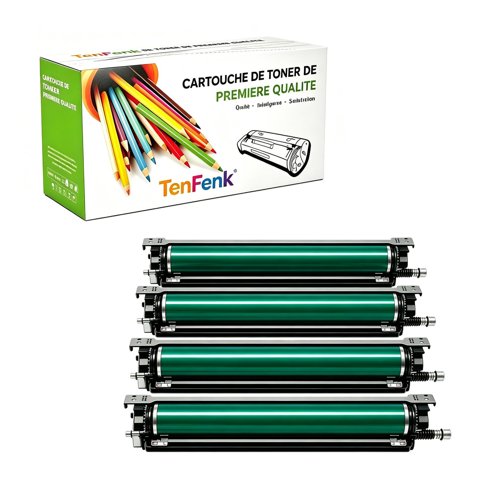 Kompatybilny zamiennik zespołu bębna dla Konica Minolta DU105 DU-105 A5WH0Y0 do użytku z Konica Minolta C2060 C2070 C3070 C3080 C1060 C1070 C1070P C71HC C83HC drukarką, 4 sztuki,4p