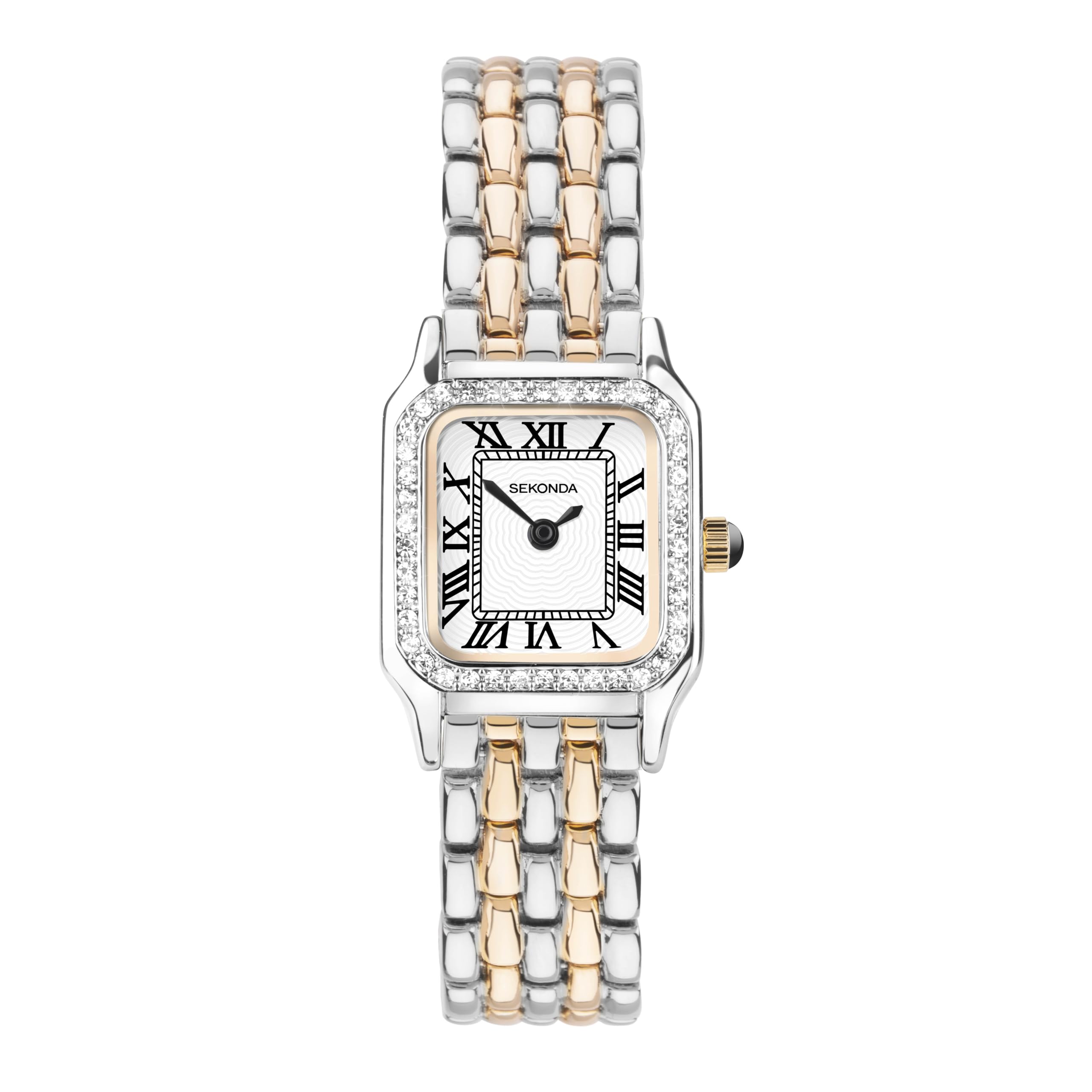 Sekonda Monica Womens Analogue Watch 20mm Two Tone Alloy Bracelet