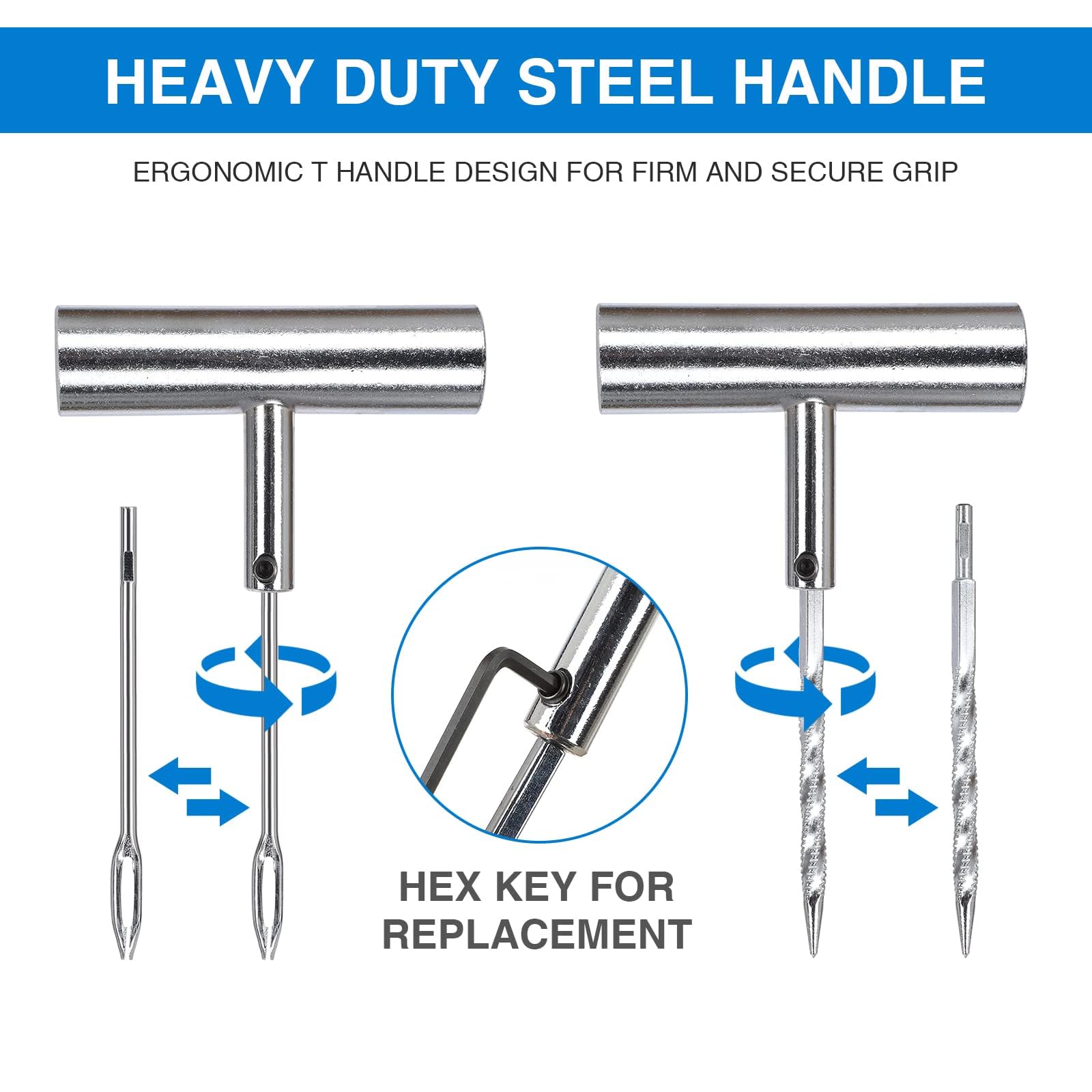 Kit Riparazione Pneumatici QUNNIE 22 Pezzi - Per Auto, Moto, Camion E ATV - Foto 5