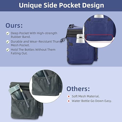 Miniatura 4 de HSHRISH Lonchera táctica gran bolsa de almuerzo con aislamiento expandible duradera e impermeable a prueba de fugas para adultos hombres mujeres