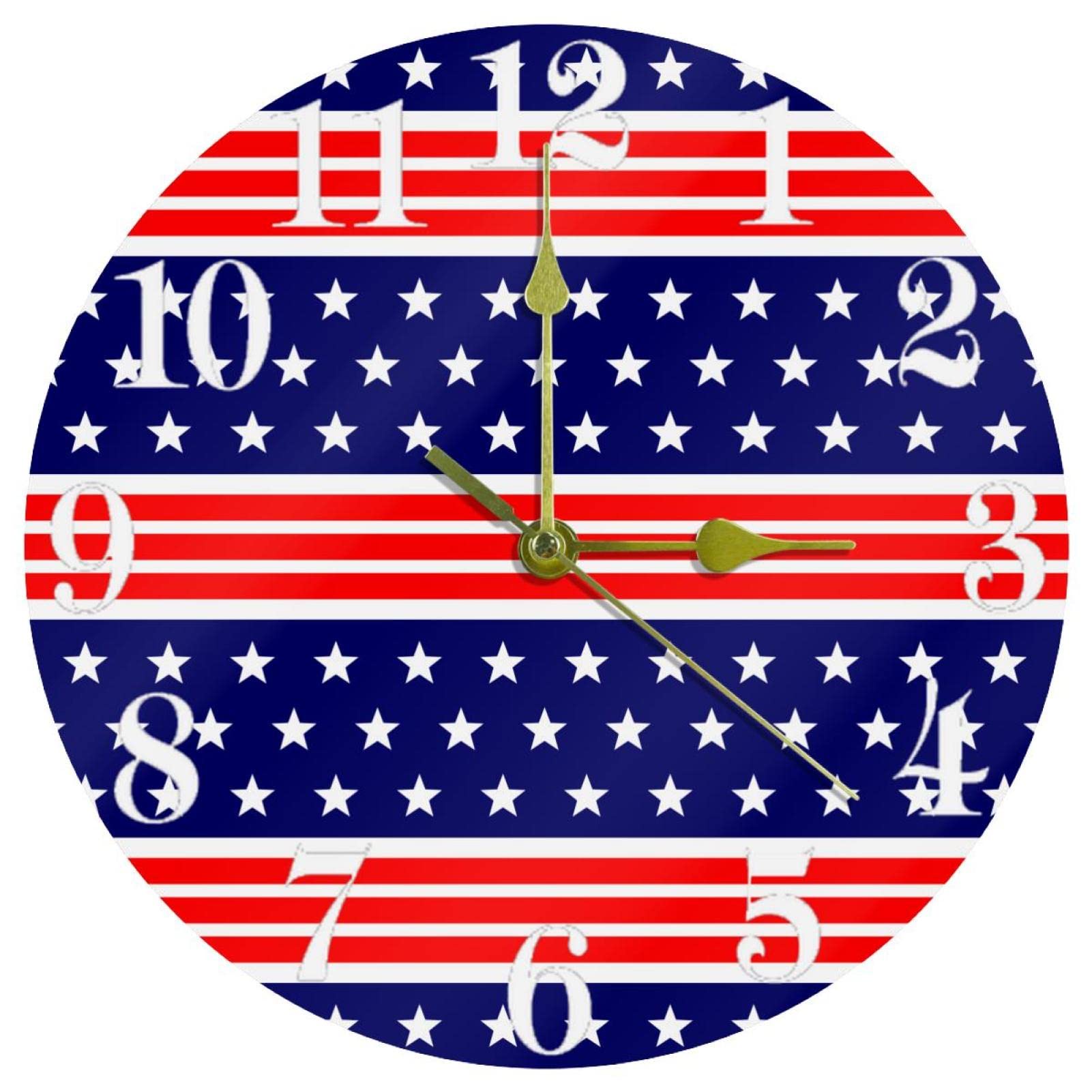 Horloge murale silencieuse sans tic-tac 25,4 cm pour dormir au calme