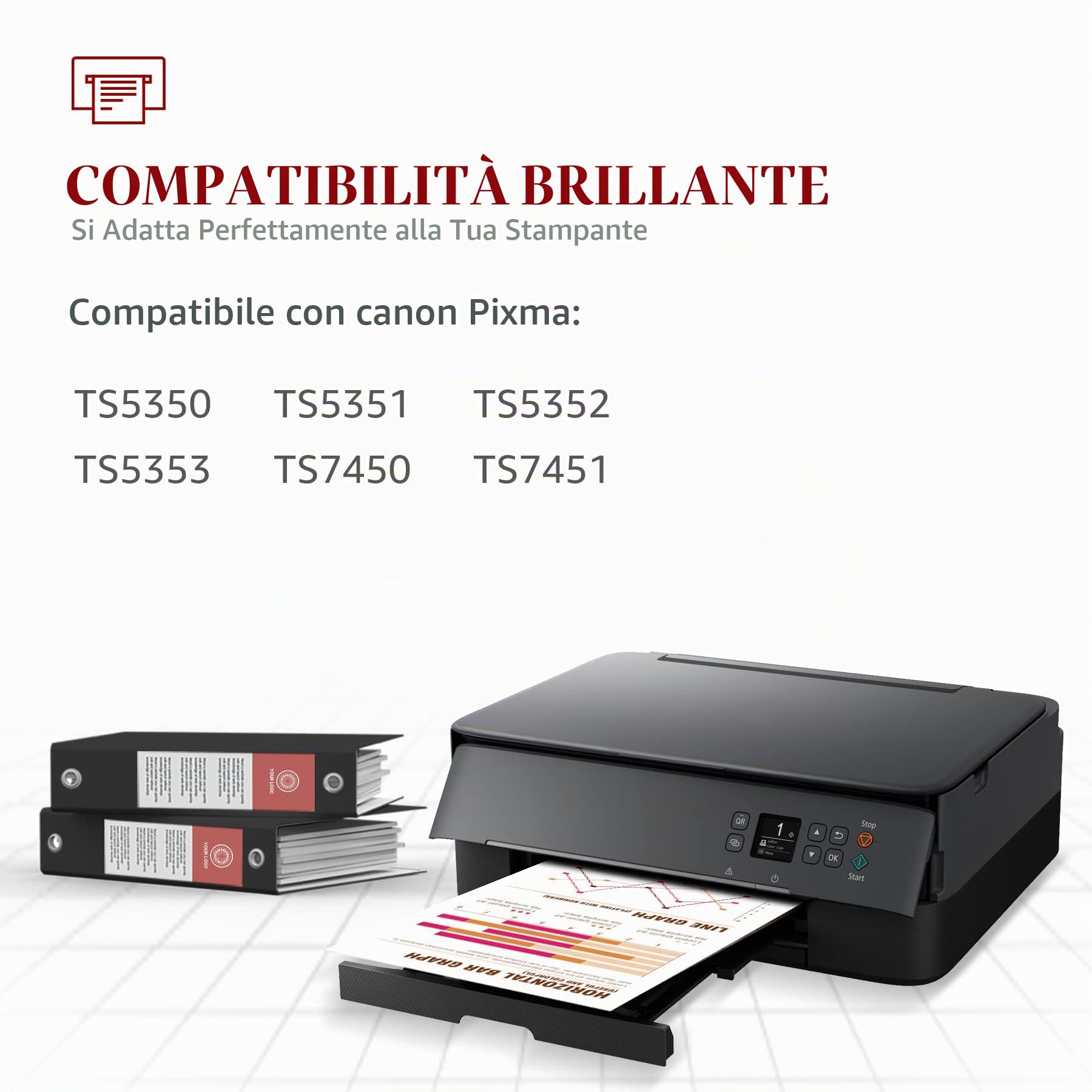 Toner Kingdom 560XL 561XL Cartucce Sostituzione per Canon 560 561, 2-Pack