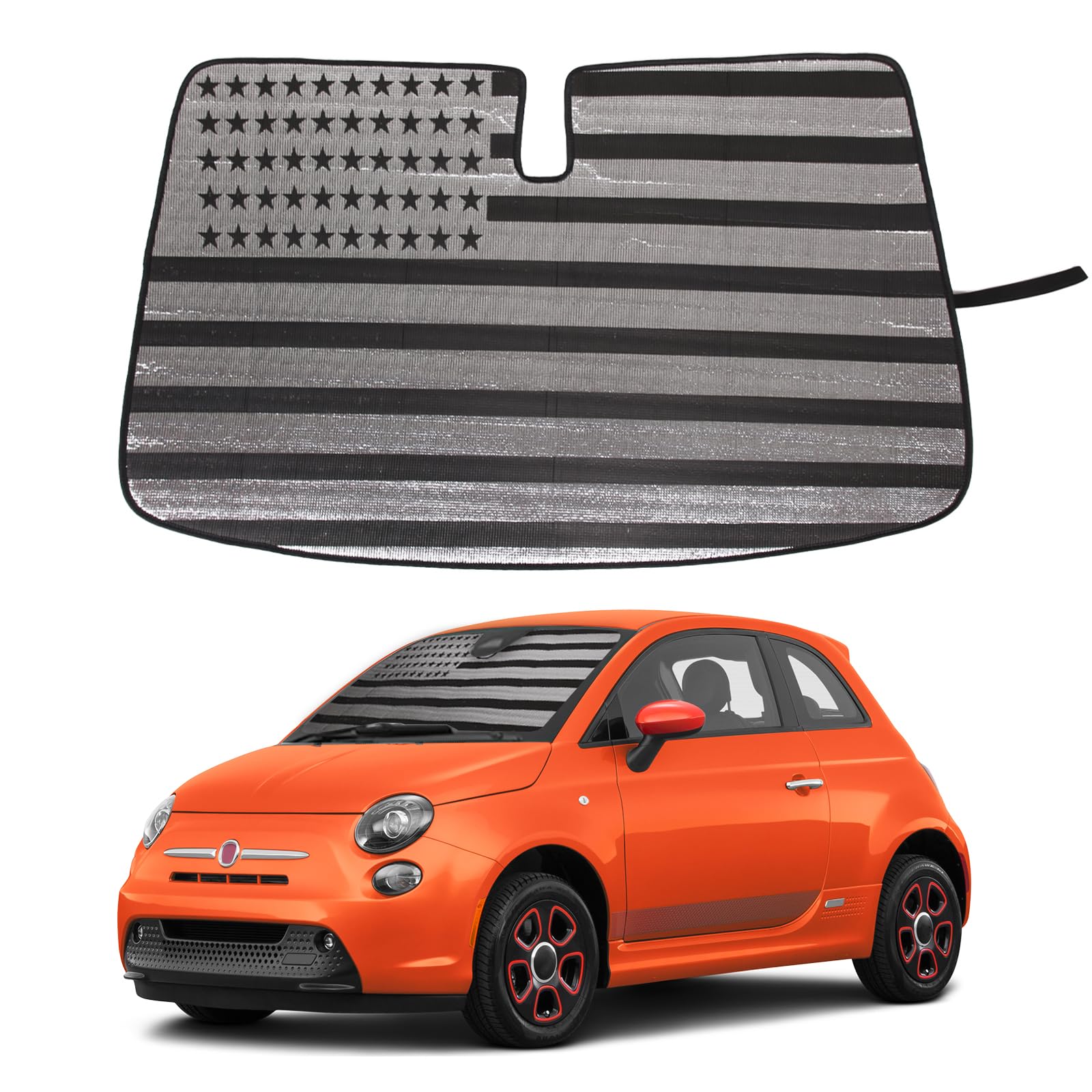 Amazon.co.jp: フロントガラスサンシェード Fiat 500 2010-2024