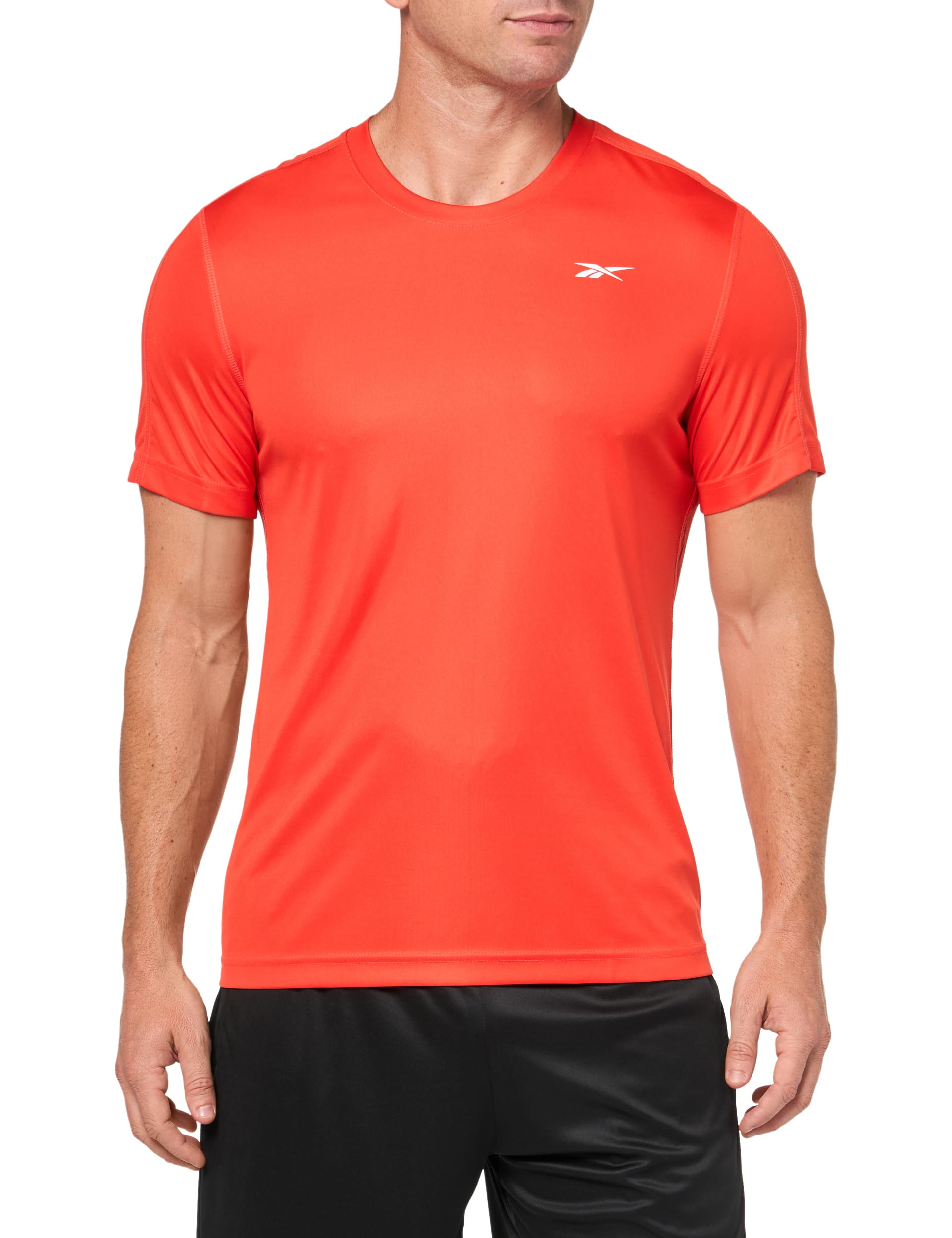 Reebok Short Small Sleeve Tech tee Camiseta Hombre (Pack de 1)