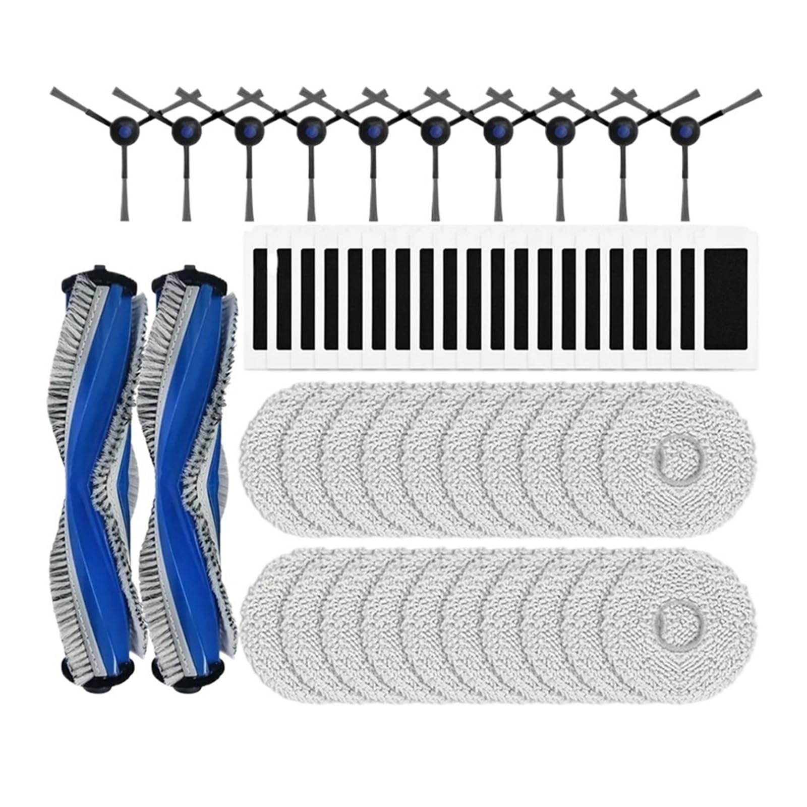 Brosse principale pour ECOVACS DEBOT T30S Combo filtre haute efficacité anti-poussière
