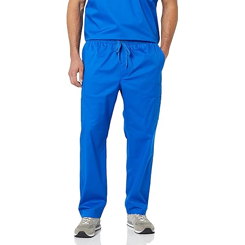 Amazon Essentials Men's Elastic Drawstring Waist Scrub Pant