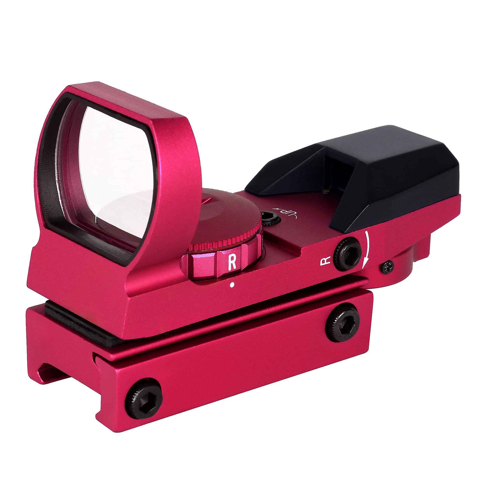 TPO RD22F 1X22X33 Red Green Dot Sight, Reflex Sight, Red Dot Sight with 20mm Picatinny Rail