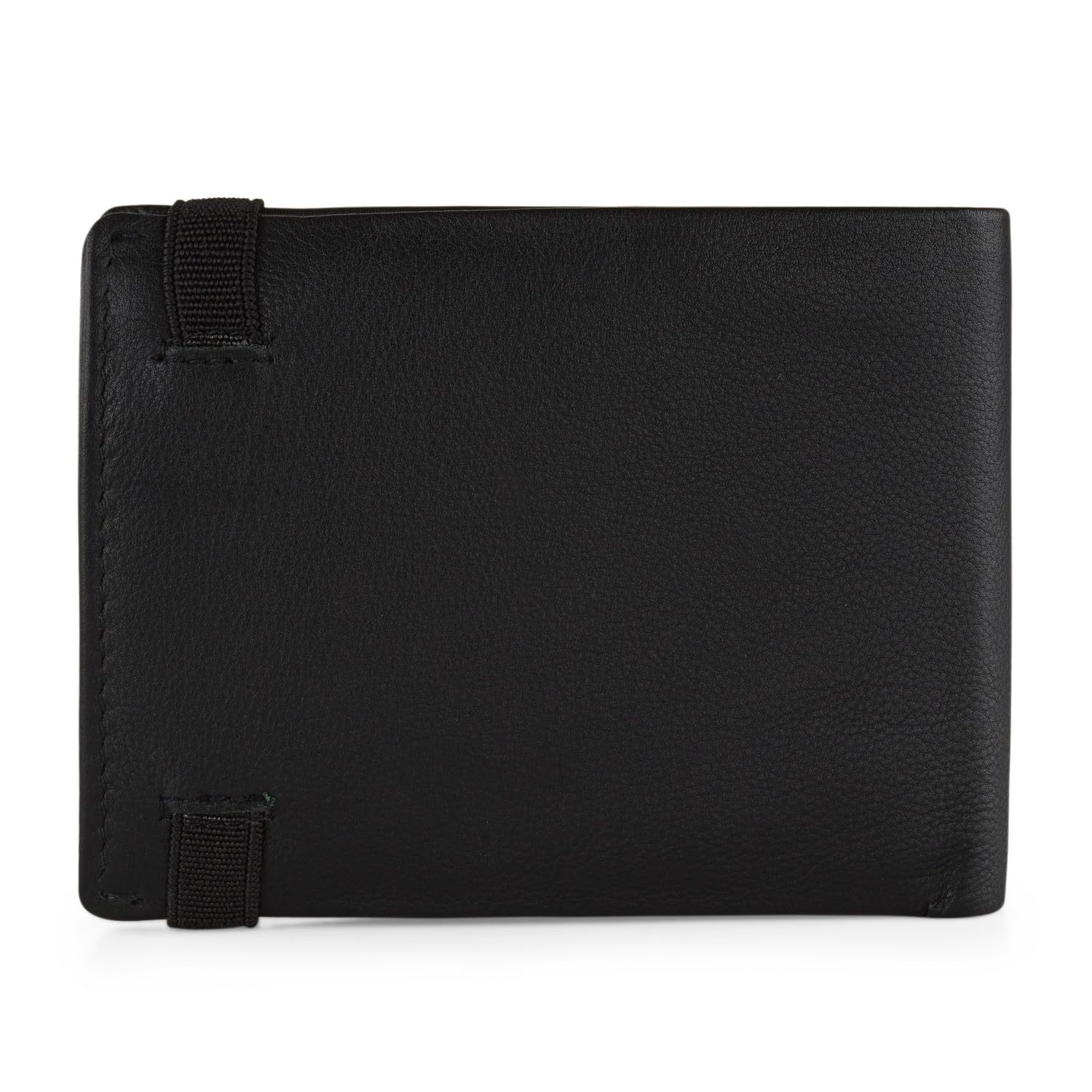 Lois - Cartera de Piel para Hombre - Cartera Hombre Piel con Monedero Interior y Tarjetero, diseño Slim, Cuero auténtico, Regalo Elegante. Proteccion RFID, Negro