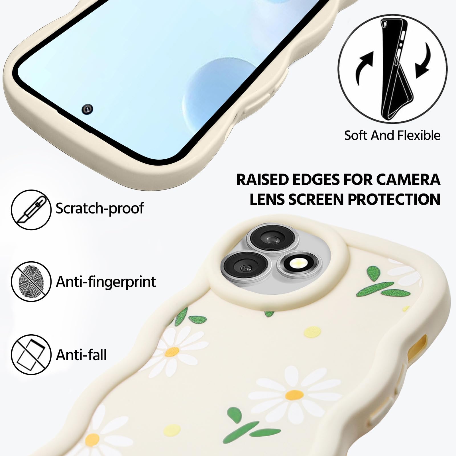 YUEQIAN Cover per Motorola Edge 50 Fusion, Fiori Floreale Mazzo Simpatico Motivo Custodia, Ultra Sottile Trasparente Morbido TPU Silicone Antiurto Donna Custodia (Panda YUEQIAN Cover per Motorola Edge 50 Fusion, Fiori Floreale Mazzo Simpatico Motivo Custodia, Ultra Sottile Trasparente Morbido TPU Silicone Antiurto Donna Custodia (Panda