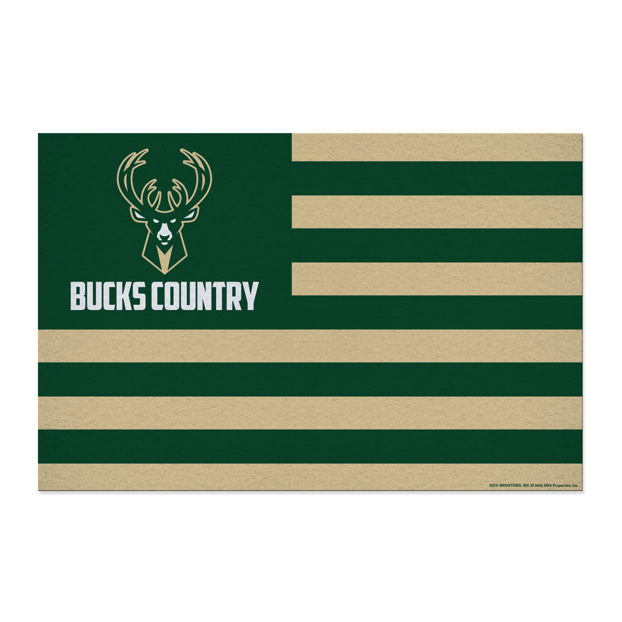 Rico Industries NBA Basketball Milwaukee Bucks Country 25