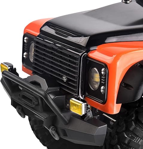 Miniatura 6 de LICHIFIT 20MM Proyector rectangular Retro Simulación Electrochapado Reflector reflector reflector faro para 18 110 RC coche