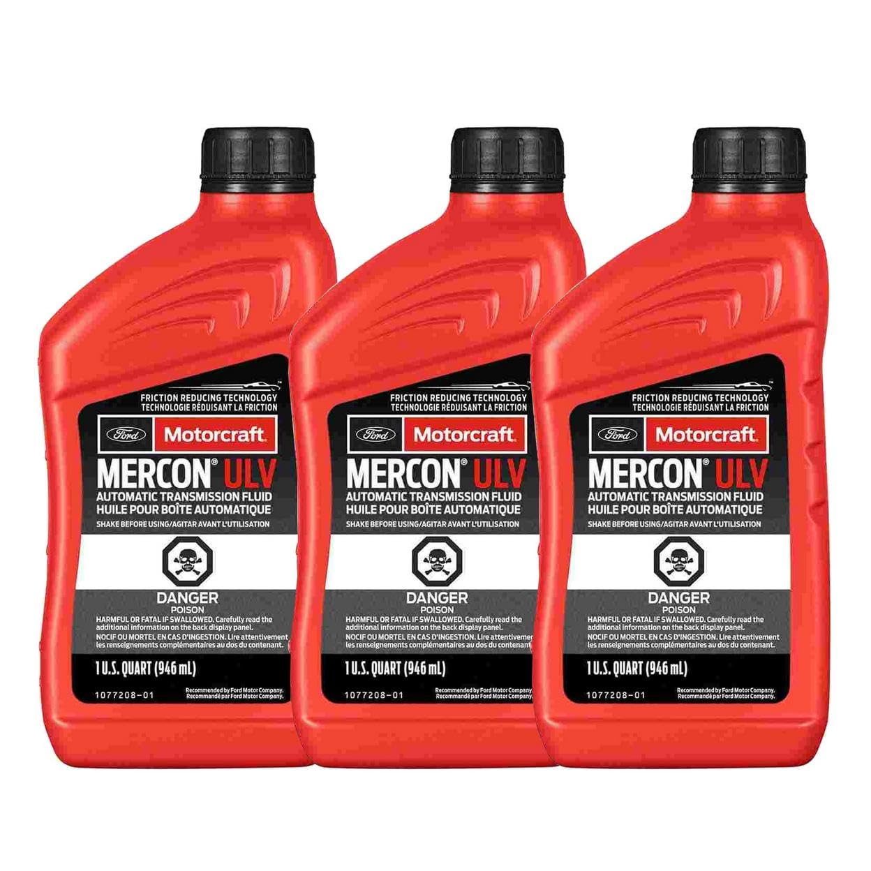 Genuine OEM Automatic Transmission Fluid Kit Mercon ULV - 3 Quart