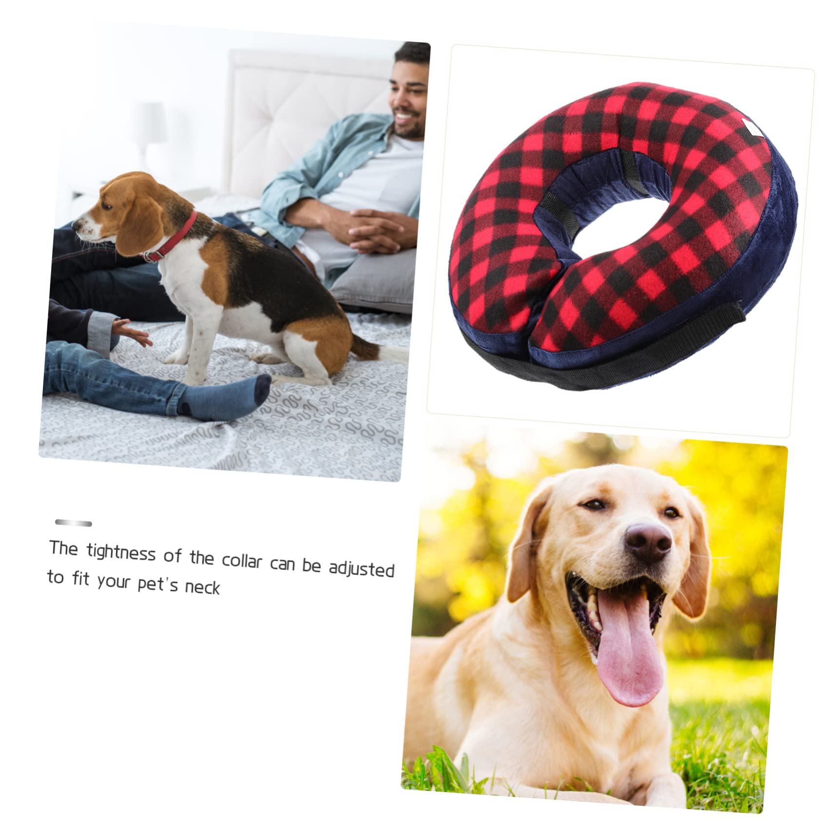 Didiseaon 3piezas Collar Inflable Protector para Gatos y Collar De Cuidados Postoperatorios y Baños