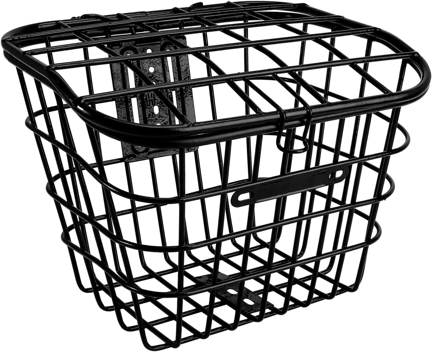 WHAMVOX 1pc Bicycle Folding Basket Stainless Steel Basket